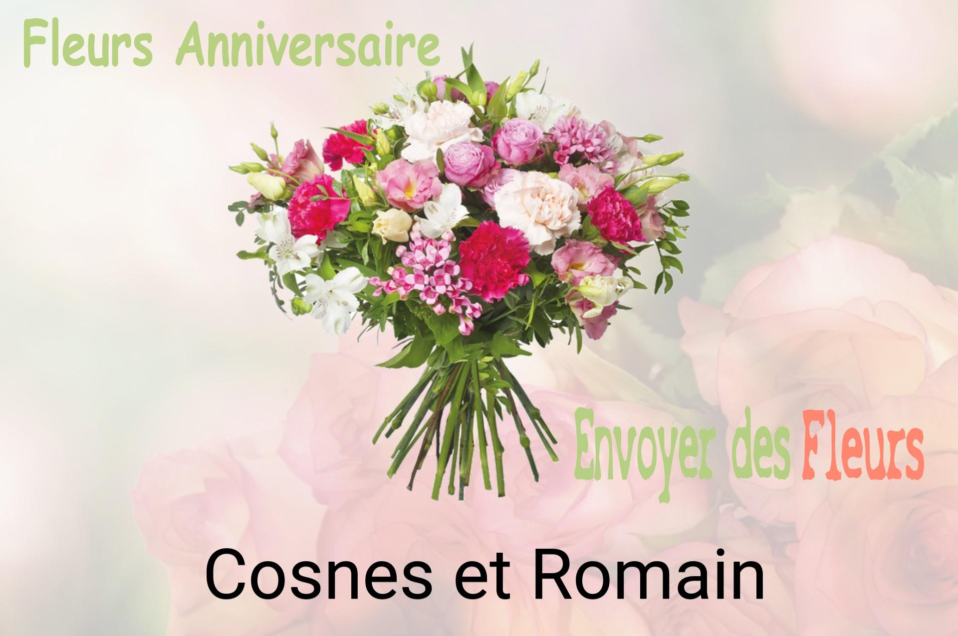 Bouquet de fleurs d’anniversaire livré à Cosnes-et-Romain