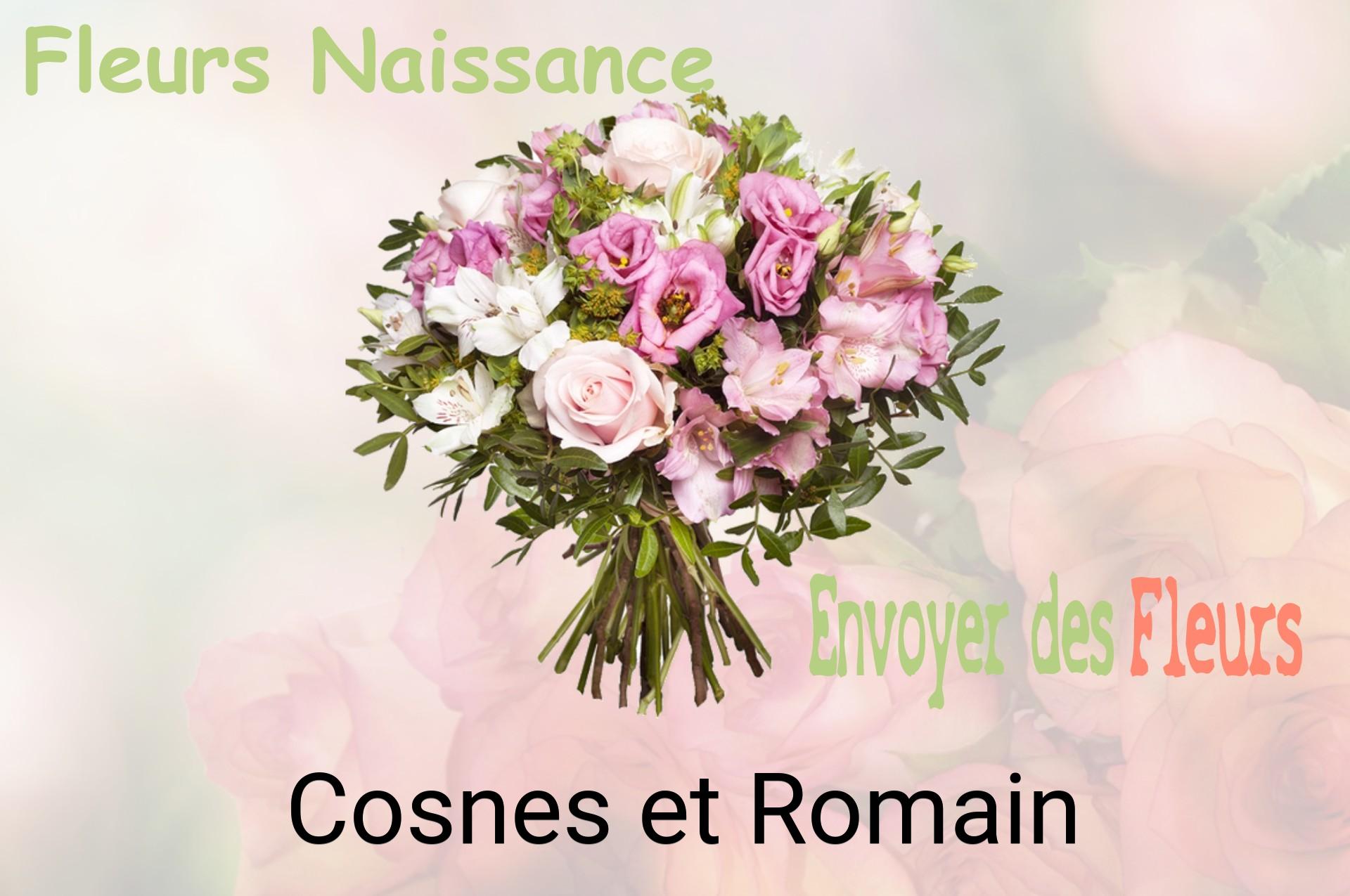 Bouquet de fleurs de naissance livré à Cosnes-et-Romain