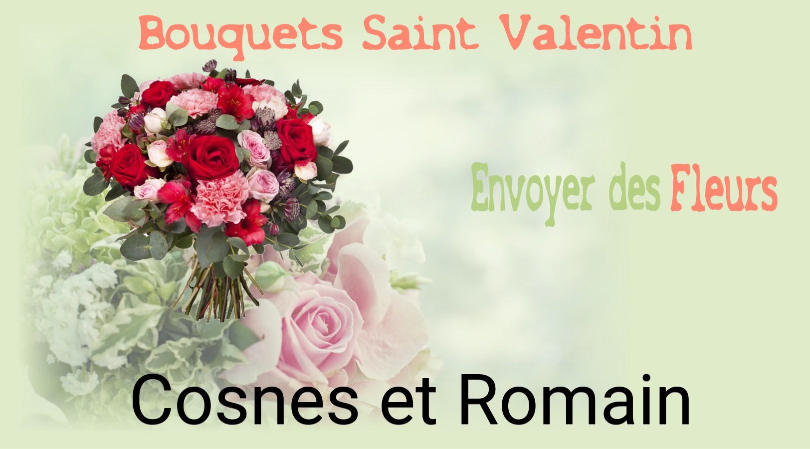 Roses de Saint-Valentin livrées à Cosnes-et-Romain